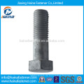 China Lieferant ASTM A325 A490 B7 B8 Edelstahl Schwerer Sechskantschraube, Sechskantschraube